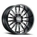 CALI OFF-ROAD SUMMIT 9110 GLOSS BLACK MILLED SPOKES 20X9 8-170 0MM 125.2MM