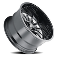 CALI OFF-ROAD SUMMIT 9110 GLOSS BLACK MILLED SPOKES 20X9 8-170 0MM 125.2MM
