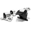 96-00 Civic 97-00 El Civic Polished Aluminum Replacement Left Hand Mount For B/D Series Manual /Auto/Hydro 400-500HP 85A Grey Innovative Mounts