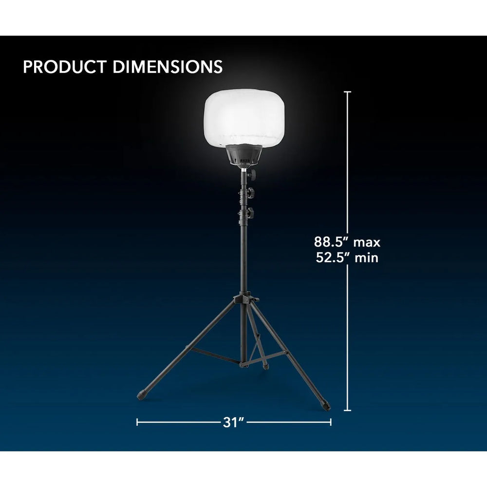 SKYFUZE 60W BALLOON LIGHT KIT INCLUDES 6.5FT TRIPOD