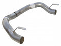 Crossmember Back Without X-Pipe Exhaust System 70-74 F-Body Split Rear Dual Exit 2.5 in Intermediate And Tail Pipe Hardware Incl Muffler And Tip Not Incl Natural 409 Stainless Steel Pypes Exhaust