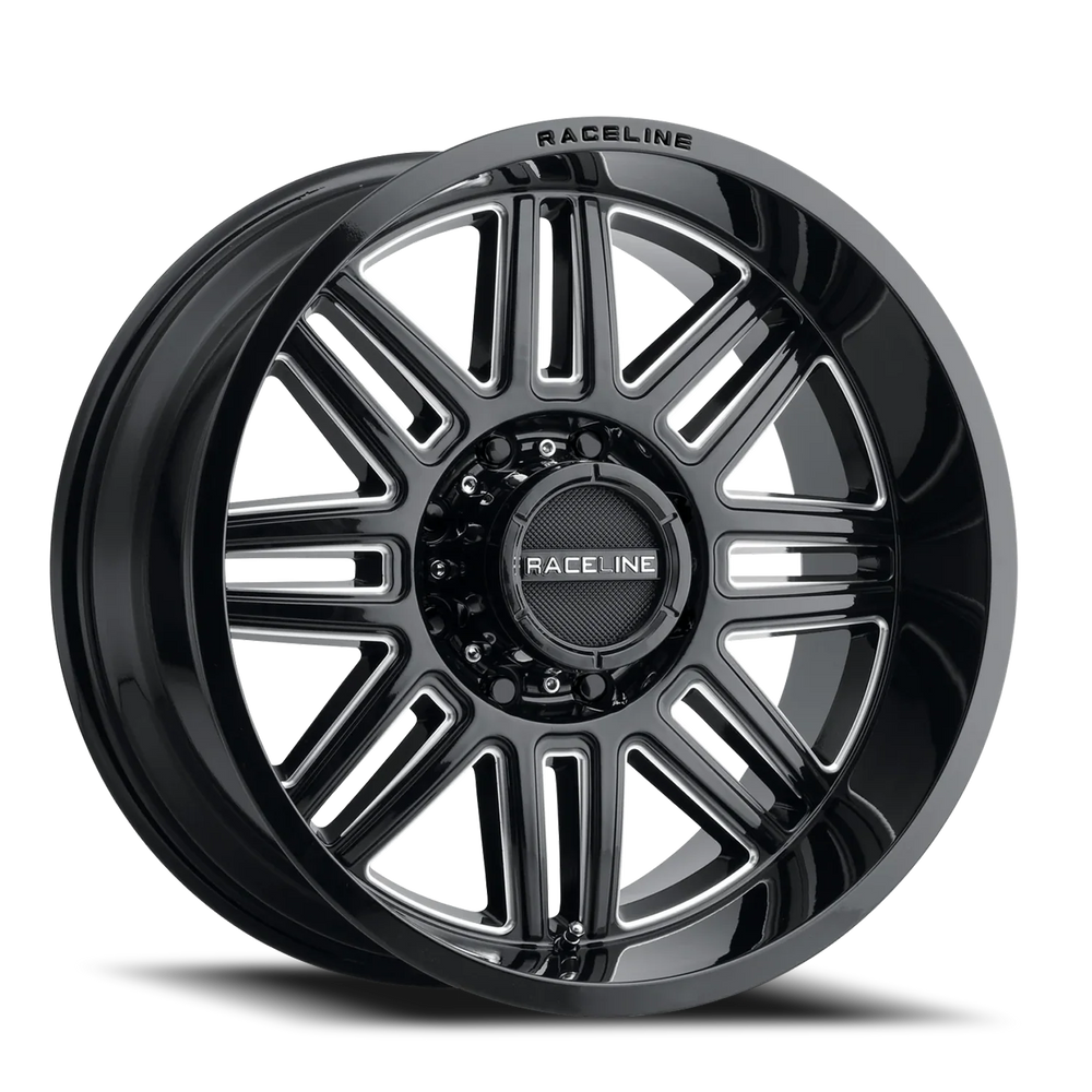 SPLIT GLOSS BLACK MILLED 20X9 6X139