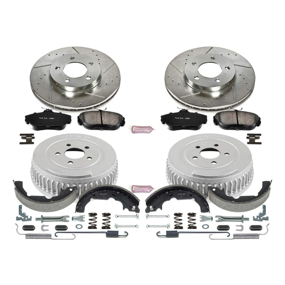 Power Stop 95-98 Ford Windstar Front & Rear Z23 Evolution Sport Brake Kit