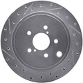 DFC 13-20 Scion FR-S Front & Rear Drilled & Slotted Silver Rotors with 5000 Advanced Pads w/Hardware