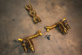 Ferrari GTC 4 Lusso 6.3L Catback, T304 SS Anodized Gold OEM Style Tips