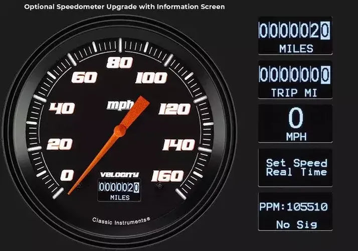 VELOCITY BLACK SPEEDO / QUAD-GM
