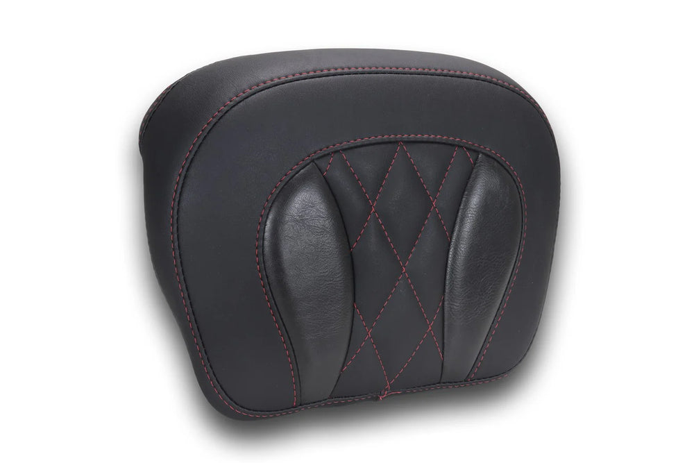 Mustang 23-25 Harley CVO Road Glide (ST) Deluxe Diamond Ext Arm Wrap-around Backrest Black