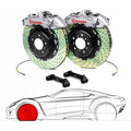 Brembo 03-16 Phantom Sedan/Coupe Front GTR BBK 6 Pist Billet 405x34 2pc Rotor Slotted TY3L- Nickel