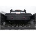 SADDLE BOX ALUMINUM FULL STANDARD TEXTURED MATTE BLACK 11.0 CU FT