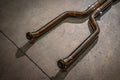 BMW G90, G99 M5 4.4L Catback Exhaust System Grade 5 Titanium, Black 3.5" Tips