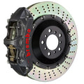 Brembo 15-18 M3 (CC Brake Equipped) Fr GTS BBK 6 Pist Cast 405x34 2pc Rotor Slotted TY3L-Black HA