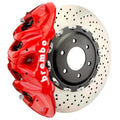 Brembo 21+ F150 Raptor Front GT BBK 6 Piston Cast 2pc 380x34 2pc Rotor Slotted TY3L-Red