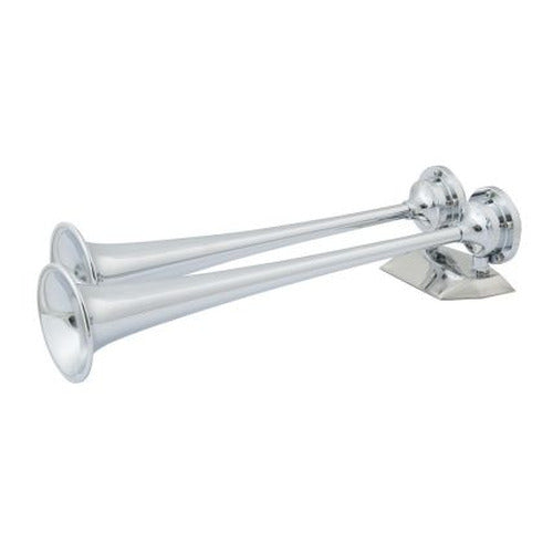 24V CHROME PLATED DUAL TRUMPET AIR