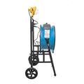 18IN COOLING FAN W/ 3HR TIMER MOBILE TROLLEY AND L30 LED SPOTLIGHT BLUE/BL