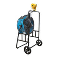 18IN COOLING FAN W/ 3HR TIMER MOBILE TROLLEY AND L30 LED SPOTLIGHT BLUE/BL