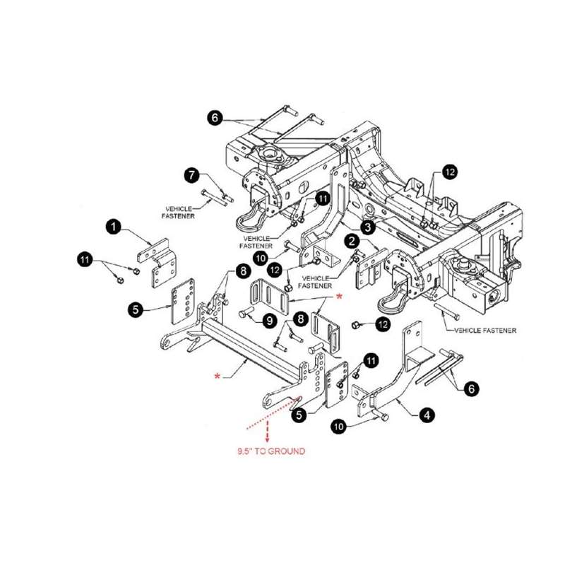 PLOW MOUNT 19 GM LD (1500)