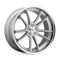 ABL23 24X9 5X112 BRUSH SLV CHR LIP