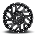 ~(52 lbs. 23X23X11)~ TRITON 20x8.25 8x200.00 GLOSS BLACK MILLED (-201 mm)