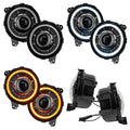 Oracle Jeep JL/Gladiator JT Oculus Bi-LED Projector Headlights - Amber/White Switchback