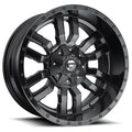 Fuel Wheels black auto part