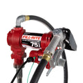 20 GPM 24V DC HIGH FLOW PUMP 1IN X 12FT HOSE 1IN MANUAL NOZZLE 5FT GROUND WIRE