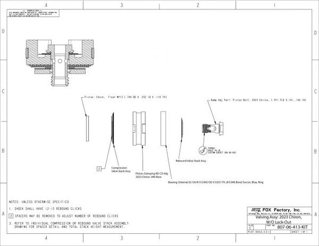 BODY ASSEMBLY: (T) 2.750 BORE 3T