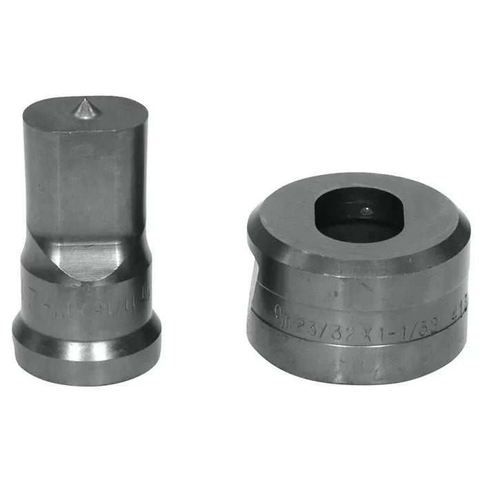 11/16X1 OBLONG PUNCH & DIE SET WITH