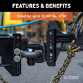 20K CHANNEL MOUNT W/PINTLE