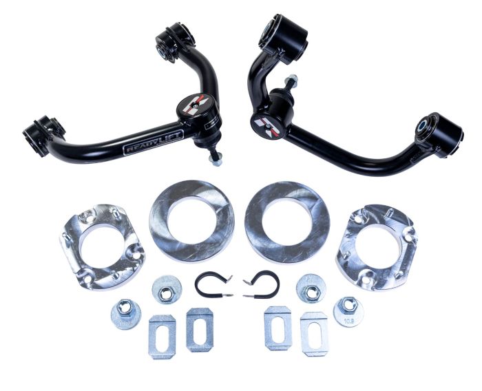RLS - 3 Front Lift Leveling Kit includes Alignment Cams and UCAs Fits Ford F150 Tremor 2021-2024