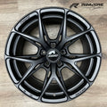 Versus VV21S 18X9.5 +38 5-120 Matte Super Dark Gunmetal