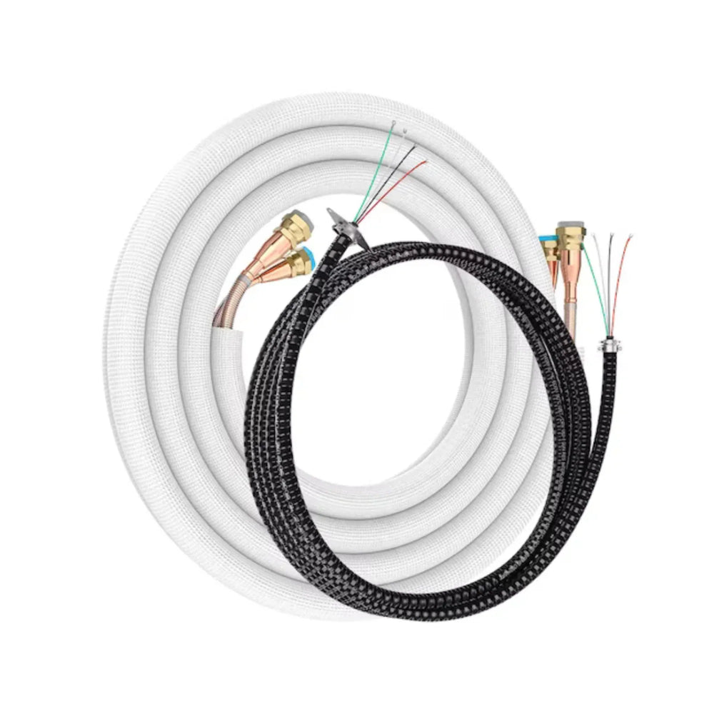 25FT 3/8 X 5/8 LINESET FOR DIY 24K & 36K INDOOR R454B WHITE