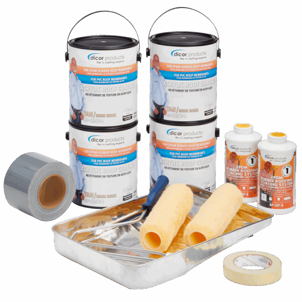 RV ROOF RENEW KIT WHITE