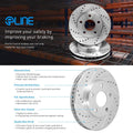 R1 Concepts Brake Rotor- Carbon Slotted Fits Porsche Panamera