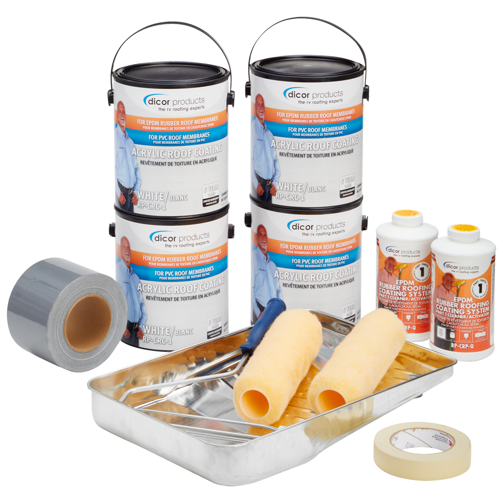 RV ROOF COATING KIT TAN