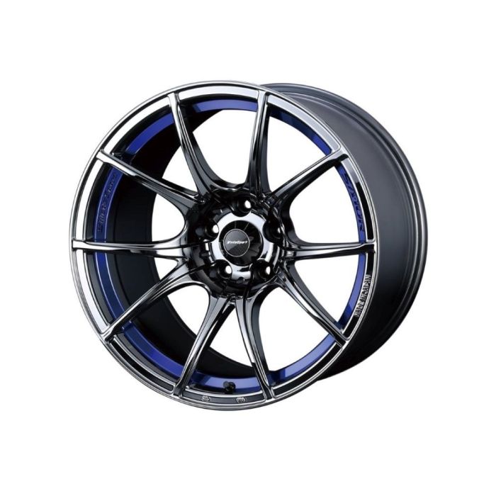 WedsSport SA-10R 18 X 10.5J 12 5-114.3 BLC Blue Light Chrome