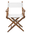 DIRECTOR'S CHAIR W/ WHITE SEAT COVE