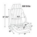 RALLY RECLINER RED VINYL LEFT