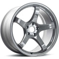 Gram Lights 57CR 18x9.5 +22 5x114.3 Glossy Gray Wheel