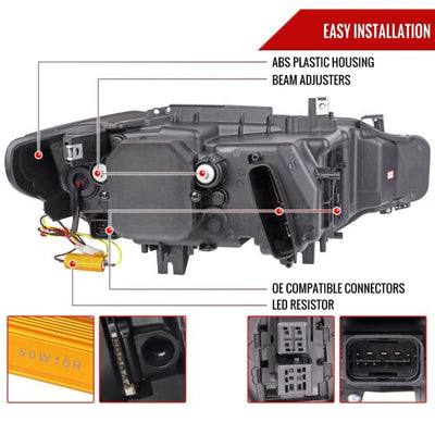 SPEC D TUNING black headlights