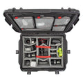 NANUK 955 WATERPROOF HARD CASE W/LID ORG.W/DIVIDERORANGE INTERIOR: 22 X 17 X 10.2IN