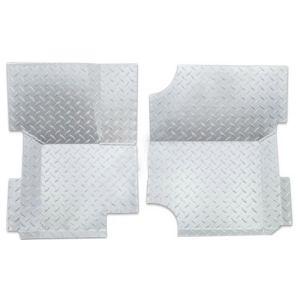 Floor Boards: 1987-1996 Jeep Wrangler, YJ diamond tread; aluminum