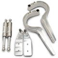 Billet Trunk Hinges Polished