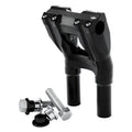 Performance Machine Phatbar H-Bar Assy, 11-1/2in Riser, 1-1/4in Bar, Int Wire, Gauge Mnt - Black Ops
