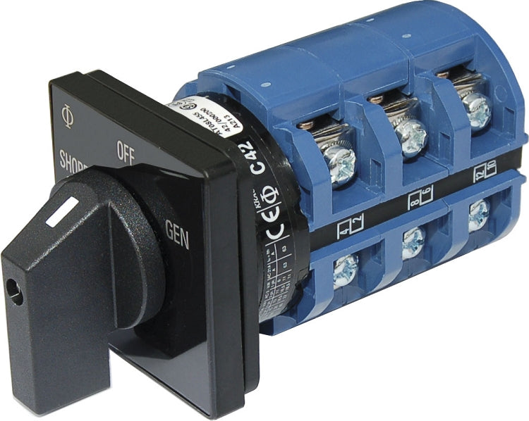 SWITCH ROTARY240VAC 65A OFF+2