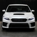 WRX PROJECTOR HEADLIGHTS DRL LED BAR MATTE BLACK HOUSING CLEAR LENS -SWITCHBACK AND SEQUENTIAL TURN SIGNAL (FOR FACTORY HALOGEN HEADLIGHT WITHOUT LED DRL MODELS ONLY)