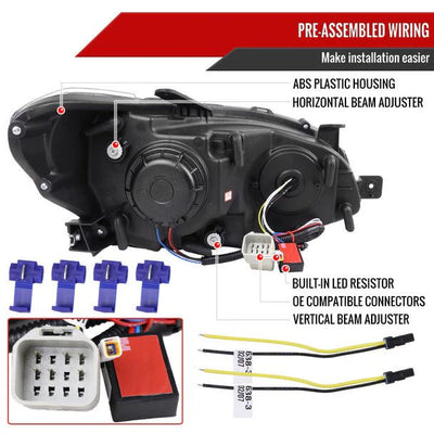 SPEC D TUNING black headlights