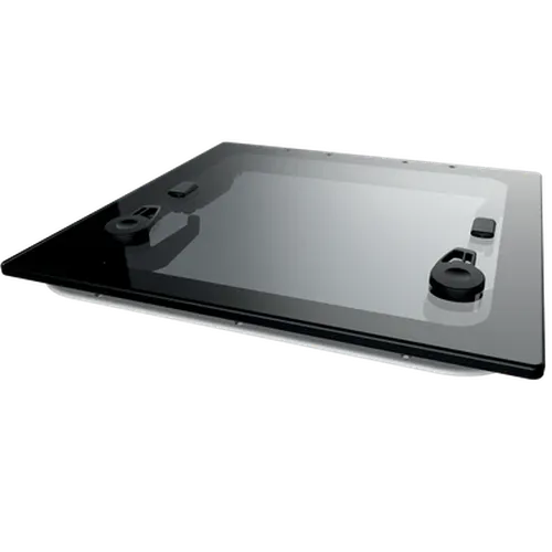 FLUSH 1 GRY BLK PL AL SLV