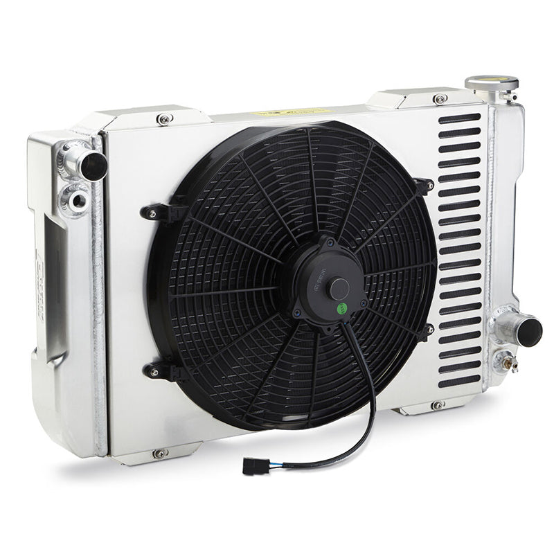 123 SERIES RADIATOR SYSTEM UNIVERSAL GM 23IN CORE SHROUD & FAN MANUAL TRANSMIS