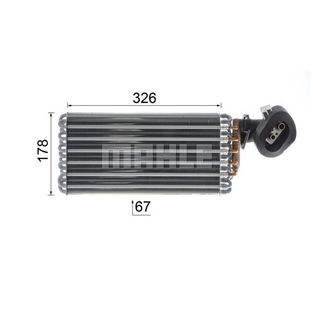 A/C Evaporator Core