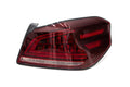 1521 SUBARU WRX/STI SPEC CR TAIL LIGHTS RED LENS BLACK BASE